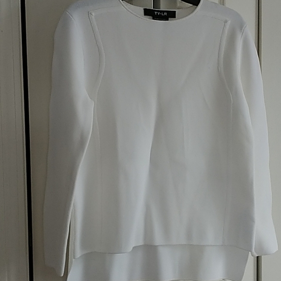 TY-LR Tops - TY-LR  designed in Australia White crew neck Top S
